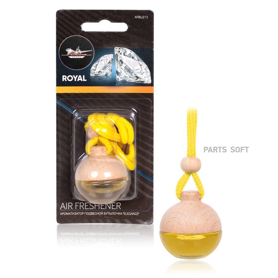 Ароматизатор подвесной (Royal) жидкий "AIRLINE" Elegance (бутылочка) - AIRLINE None None